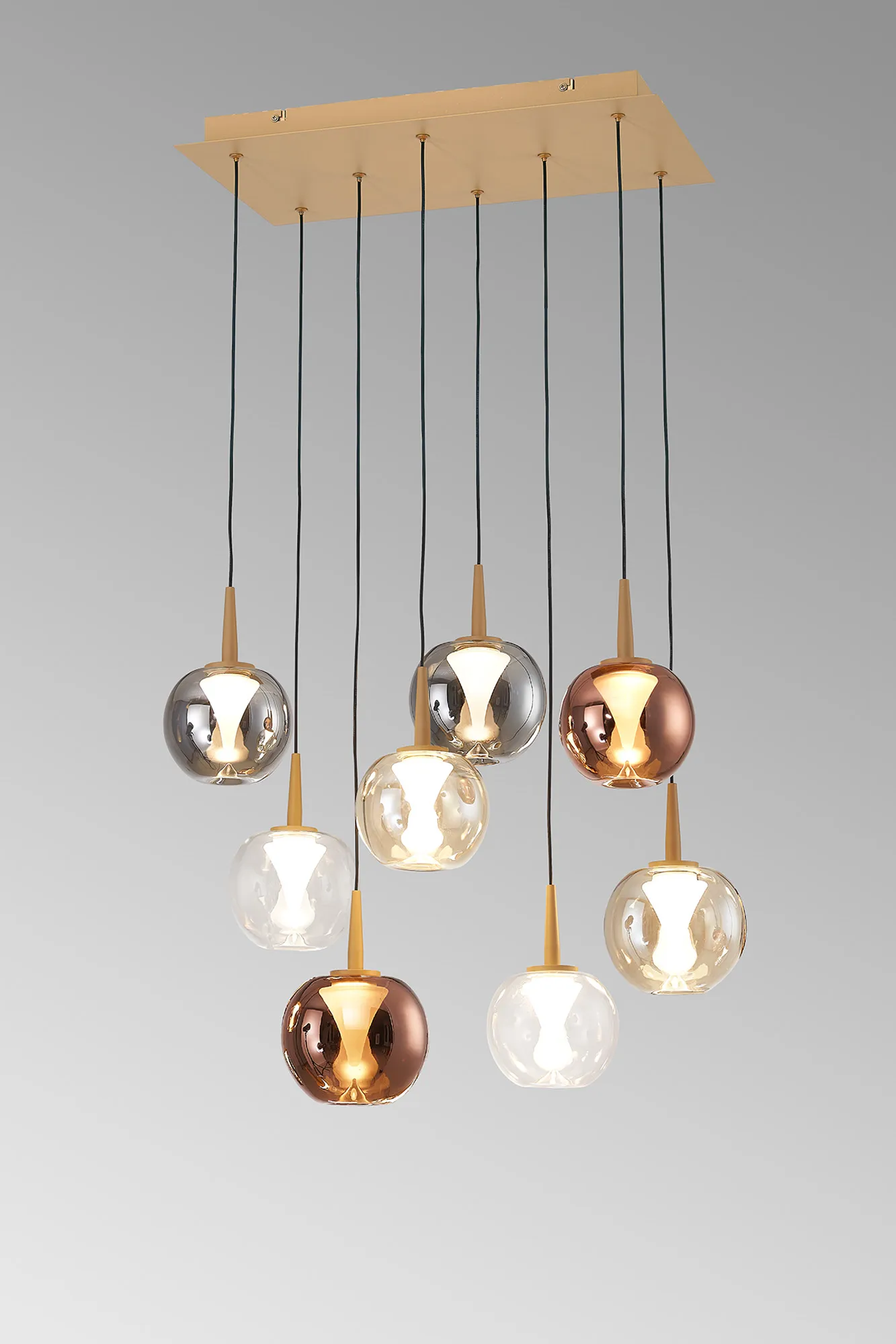 Andromeda Gold Ceiling Lights Mantra Multiple Pendant